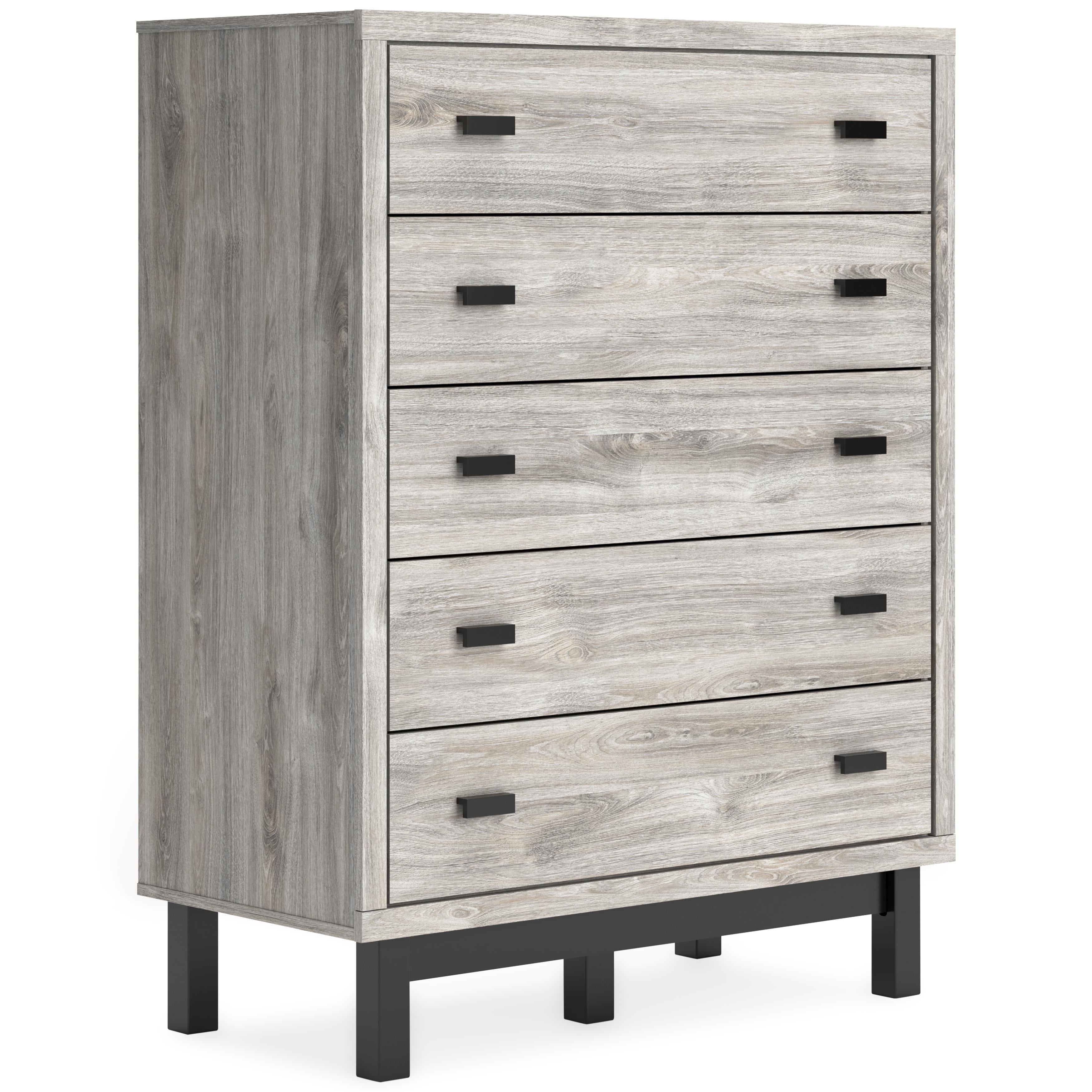 Lugo Assembled 5 Drawer Wide Chest