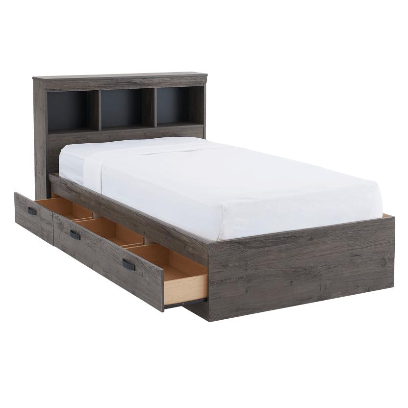 Boys full size bed hotsell with storage