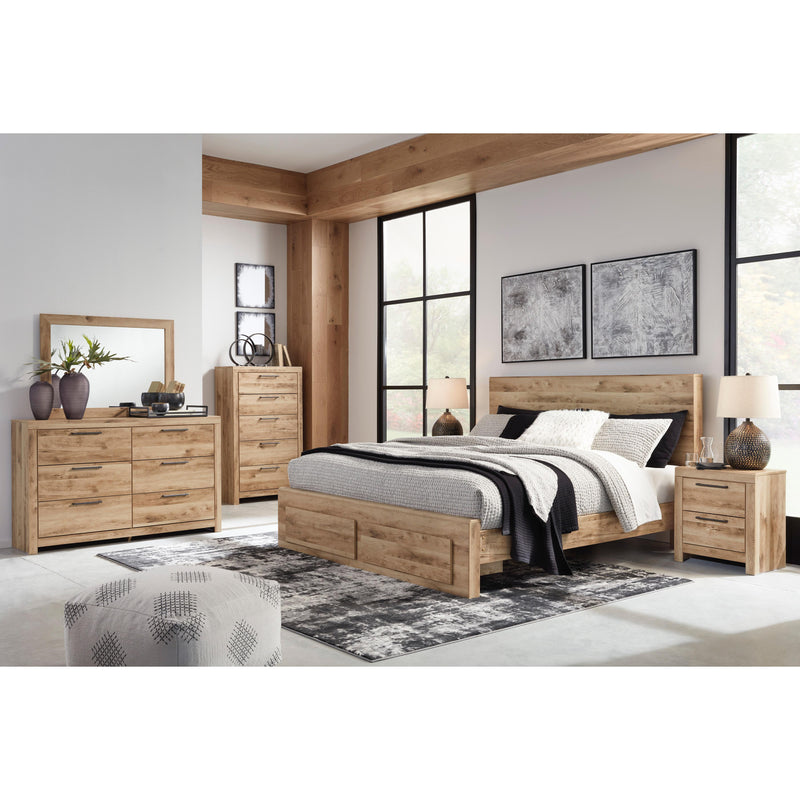 Signature Design by Ashley Hyanna B1050B17 5 pc Queen Platform Storage Bedroom Set IMAGE 1