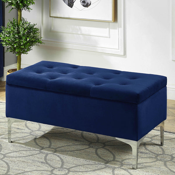 IFDC IF 6257 Storage Bench - Blue IMAGE 1