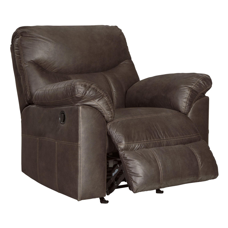 Signature Design by Ashley Boxberg Rocker Leather Look Recliner 3380325C IMAGE 2