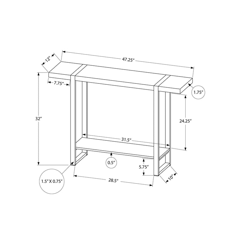 Monarch Accent Table I 2861 IMAGE 10