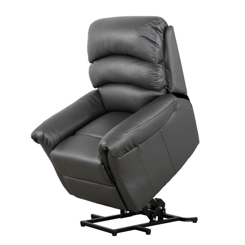 Primo International Fresna Fabric Lift Chair Fresna Lift Chair - PVC Dark Charcoal IMAGE 2