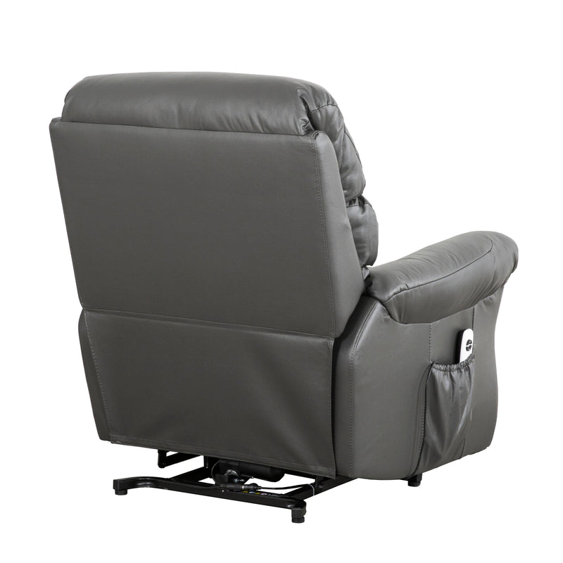 Primo International Fresna Fabric Lift Chair Fresna Lift Chair - PVC Dark Charcoal IMAGE 3