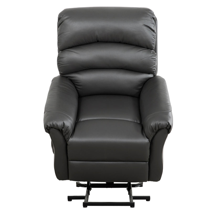 Primo International Fresna Fabric Lift Chair Fresna Lift Chair - PVC Dark Charcoal IMAGE 4