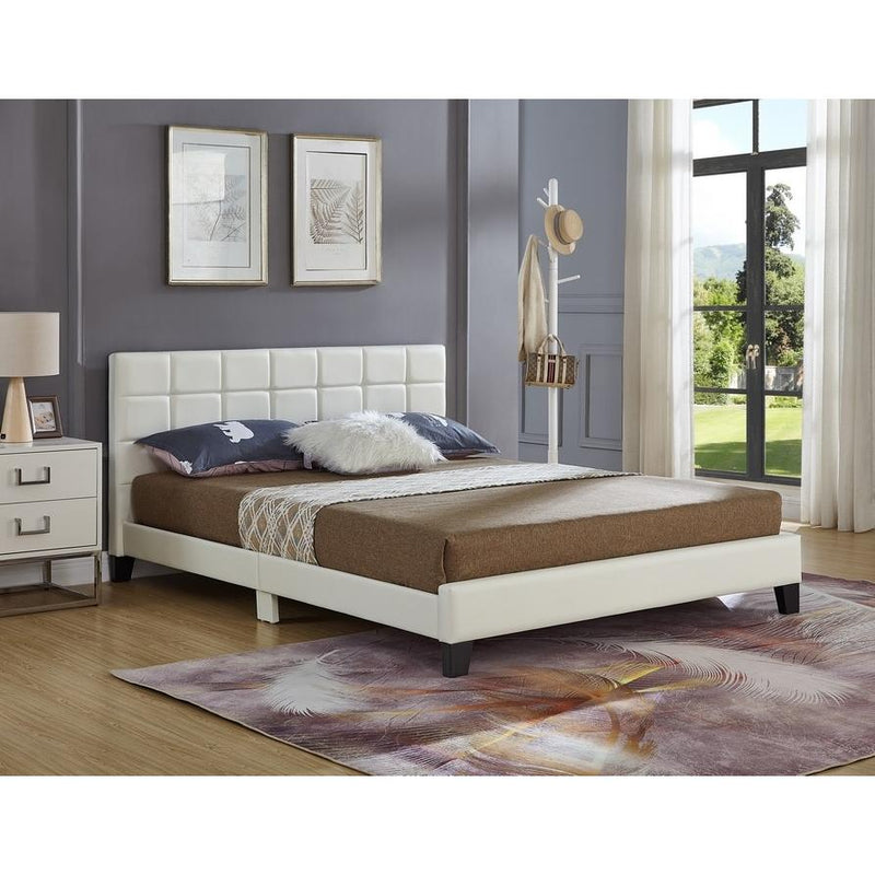 IFDC Queen Upholstered Panel Bed IF 5422 - 60 IMAGE 1