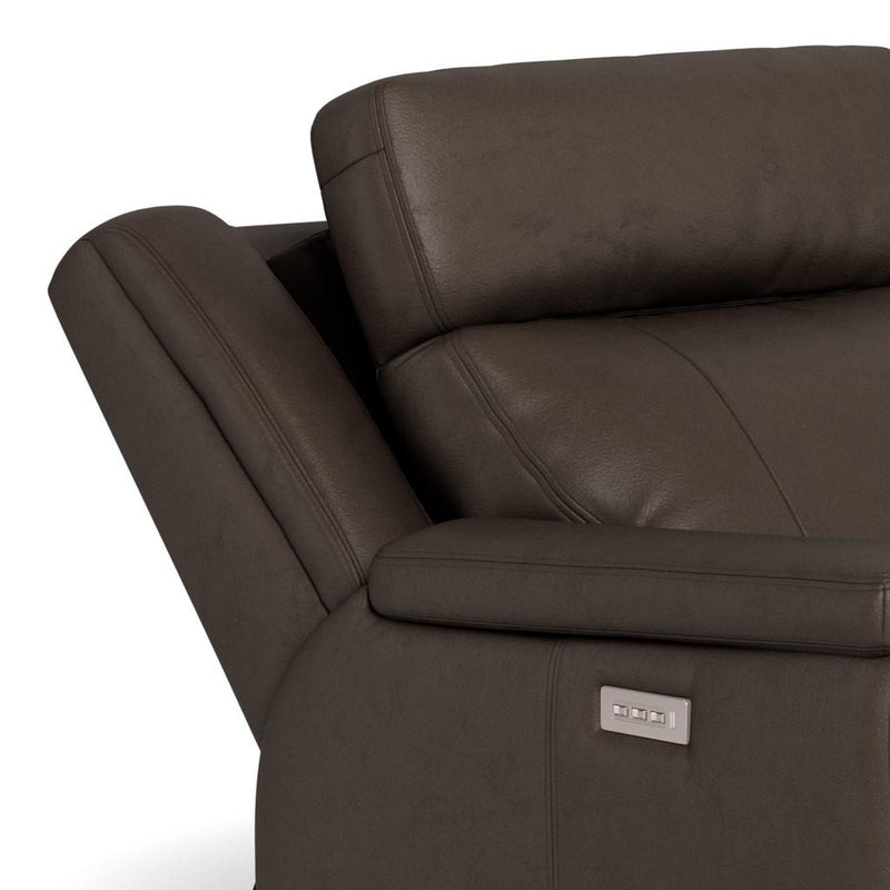 Palliser Asher Power Leather Match Recliner with Wall Recline 41065-L9-SOLANA-MOUNTAIN-MATCH IMAGE 16