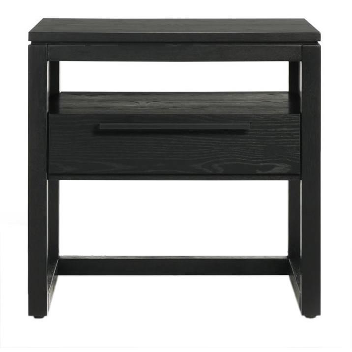 Donald Choi Bloc 1-Drawer Nightstand 0260350-009 IMAGE 1