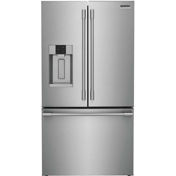 Frigidaire Professional 36-inch, 22.6 cu.ft. Counter-Depth French 3-Door Refrigerator with Water and Ice Dispensing system PRFC2383AFBF IMAGE 1