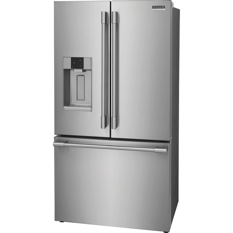 Frigidaire Professional 36-inch, 22.6 cu.ft. Counter-Depth French 3-Door Refrigerator with Water and Ice Dispensing system PRFC2383AFBF IMAGE 3