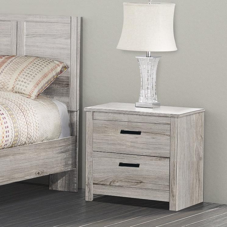 Dynamic Furniture 2-Drawer Nightstand 630-222 IMAGE 1