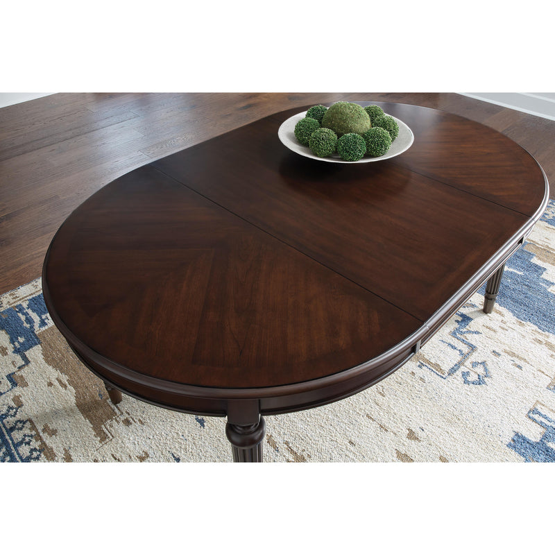 Signature Design by Ashley Lavinton D764-35 Oval Dining Room Extension Table IMAGE 8