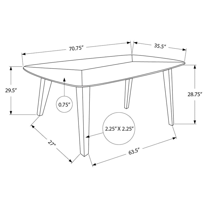 Monarch Dining Tables Rectangle I 1364 IMAGE 3