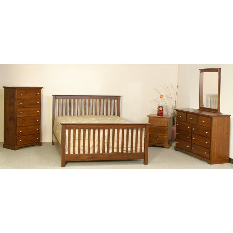 Mako Wood Furniture Polo Full Bed Polo Double Bed 800 IMAGE 2