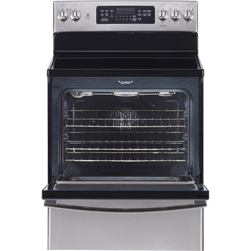 GE 30-inch Freestanding Electric Range C'Mon Down IMAGE 2