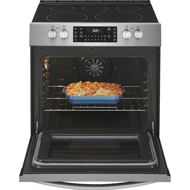 frigidaire range with air fryer electric