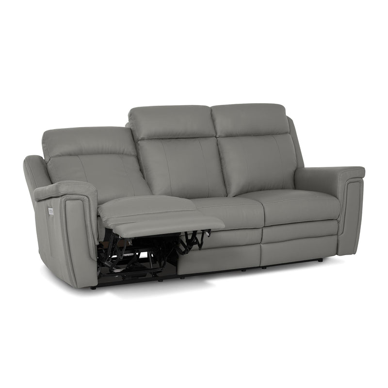 Palliser Asher Power Reclining Leather Sofa 41065-61-BALI-MARBLE IMAGE 2